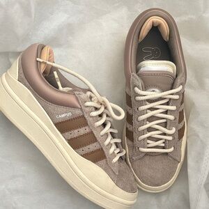 Adidas Women's Campus Sneakers - Taupe and Off-White